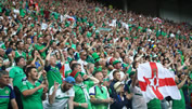 Nordirischer Fan im Stadion verstorben