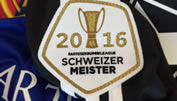 Spezial-Badge für den Schweizer Meister