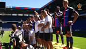 FCB: Fotoshooting in der Hitze