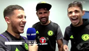 Chelsea-Stars blödeln herum