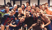 Messi schmuggelt Neymar aufs Siegerfoto