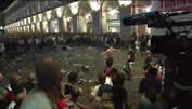 Panik & Verletzte bei CL-Public Viewing in Turin