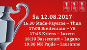 Schweizer Cup: Die Spiele sind terminiert