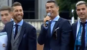 Ronaldo beruhigt die Fans an der Titelparty