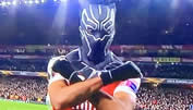 Aubameyang zeigt den Black Panther-Jubel