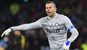 Inter-Goalie Samir Handanovic vor Verlängerung