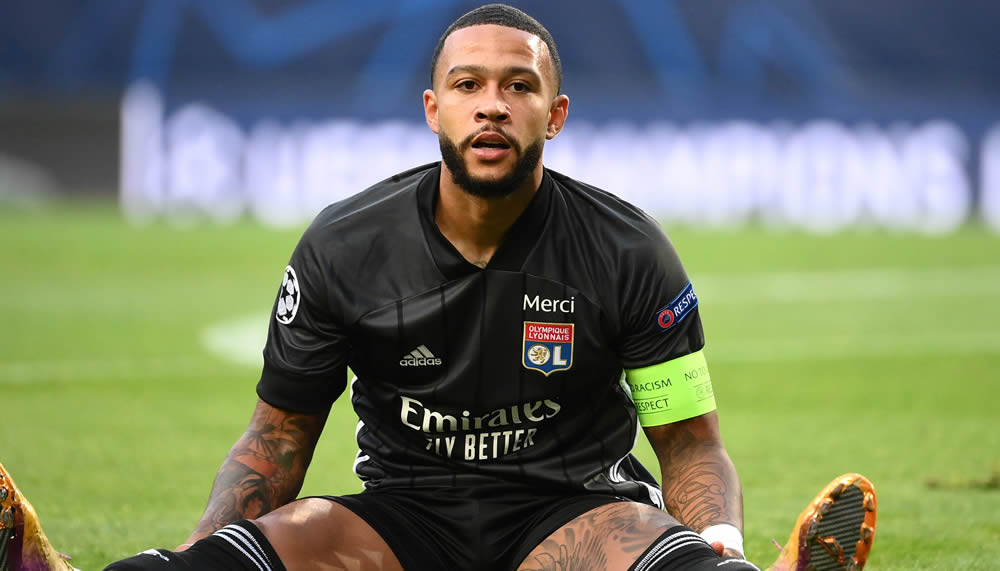 Depay wohl unmittelbar vor dem Wechsel zum FC Barcelona