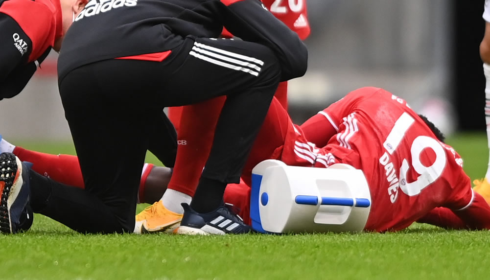 Wie befürchtet: Davies fällt wochenlang aus