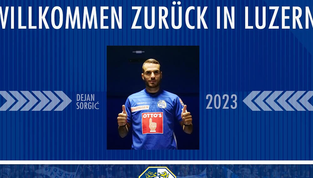 Fix: Torjäger Dejan Sorgic kehrt in die Super League zurück