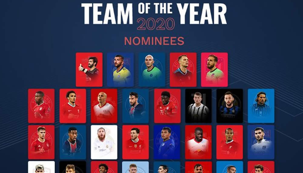 UEFA-Team des Jahres: 50 Spieler nominiert – die Bayern dominieren