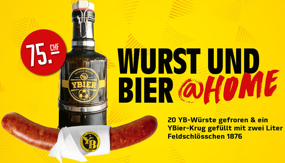 YB lanciert Wurst- und Bier-Aktion für die Fans