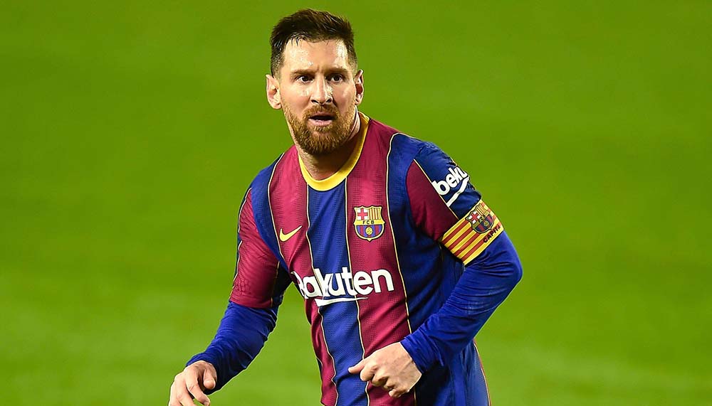 Dieser Vertrag wird Lionel Messi von Barça-Präsident Laporta vorgelegt