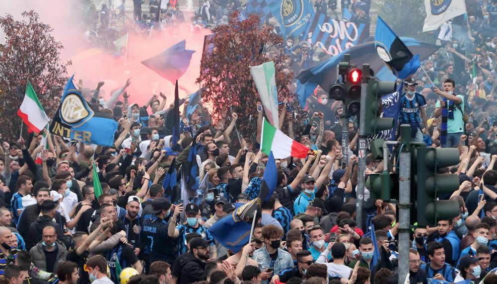 Inter-Fans sorgen mit Jubel über Meistertitel für Kontroverse