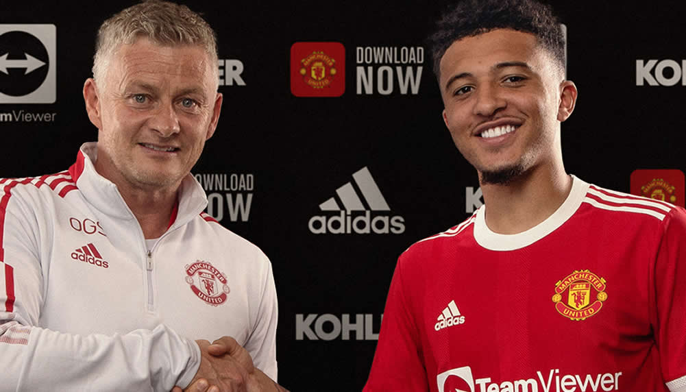 1. Auftritt im Trikot: ManUtd stellt Jadon Sancho offiziell vor