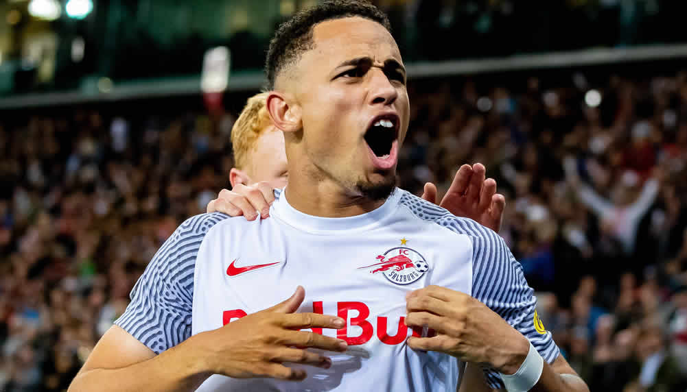 Noah Okafor schiesst Salzburg ins Champions League-Achtelfinal