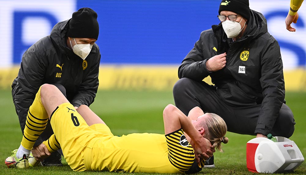Worst-Case-Szenario: BVB-Ärzte dachten bei Haaland sogar an Kreuzbandriss