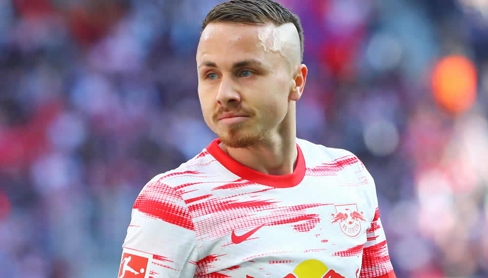 Leipzig-Verteidiger Angeliño steht bei Barça hoch im Kurs