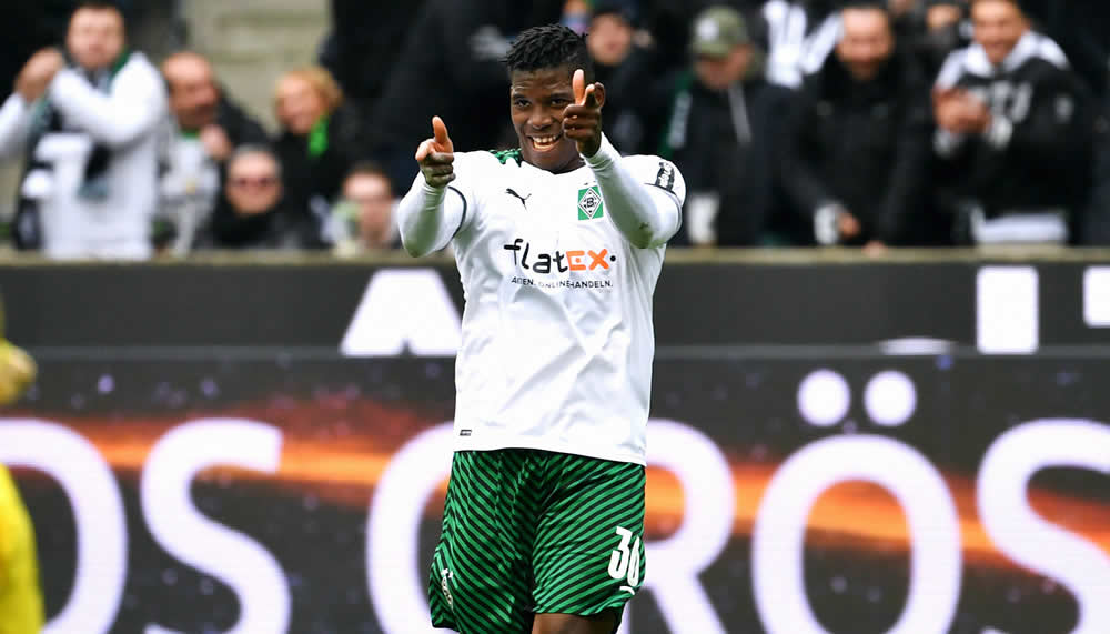 Im Video: Breel Embolo lässt Gladbach jubeln