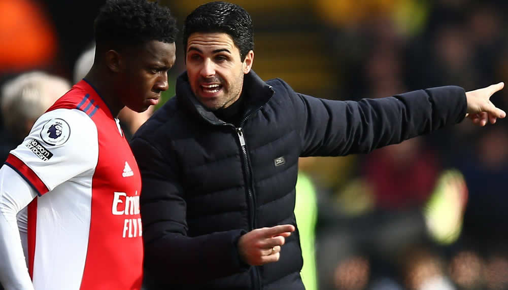 Arsenal-Coach Mikel Arteta gibt grossen Fehler bei Eddie Nketiah zu