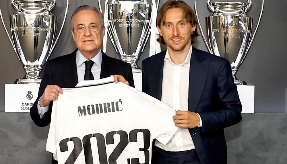 Offiziell: Luka Modric hängt bei Real Madrid eine weitere Saison an