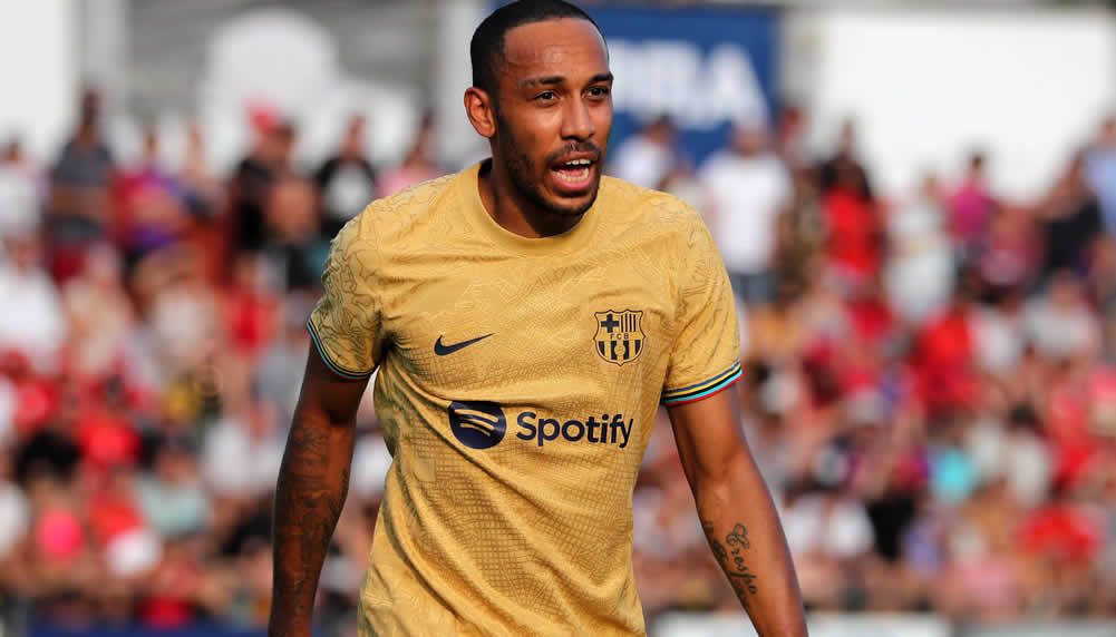 Trotz harter Konkurrenz: Aubameyang denkt nicht an Barça-Abgang