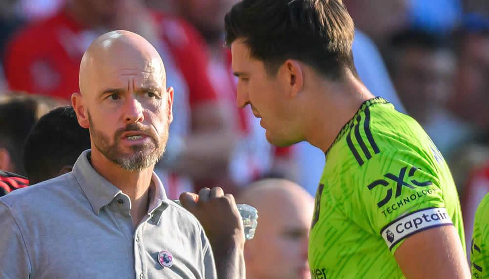 ManUtd-Coach Erik ten Hag stützt Harry Maguire in dessen Krise