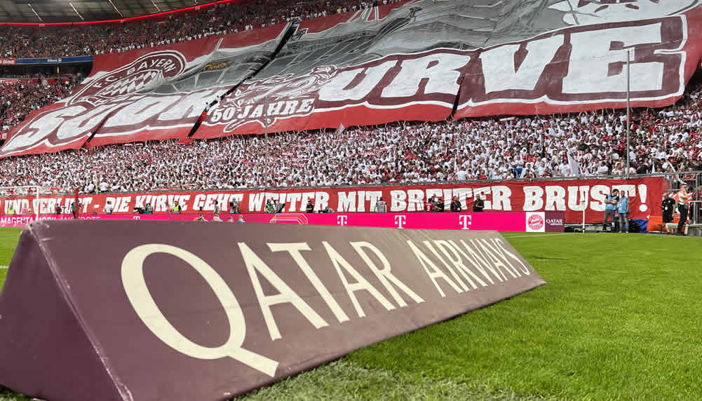 Katar könnte das Sponsoring beim FC Bayern von sich aus beenden