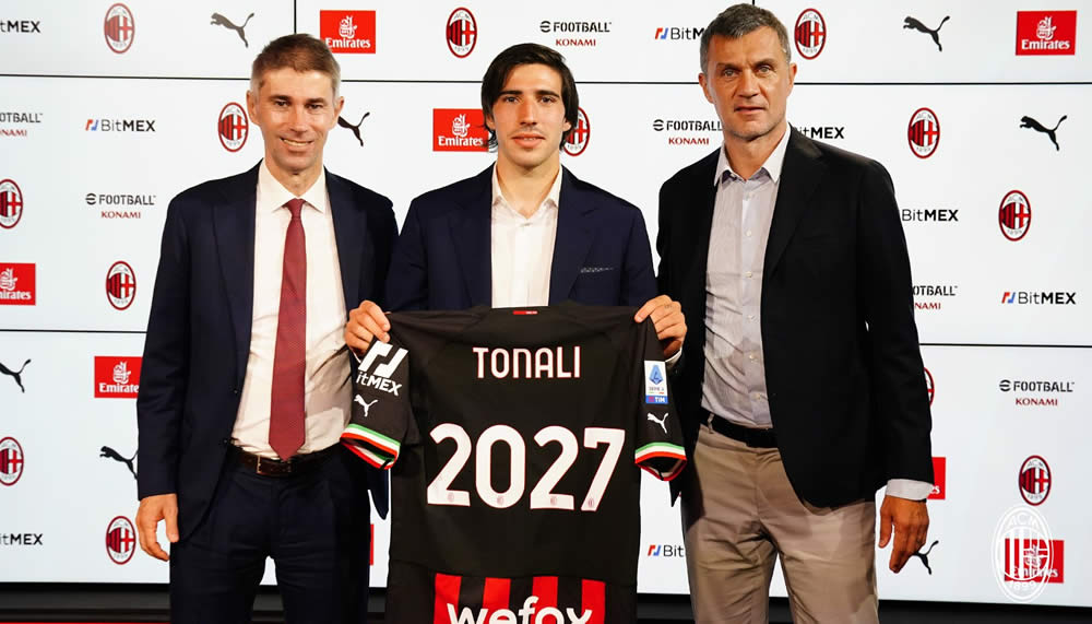 Milan setzt ein Zeichen und verlängert mit Sandro Tonali