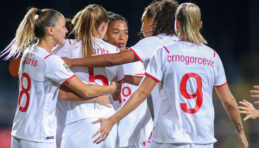 Die Schweizer Frauen-Nati hat Losglück