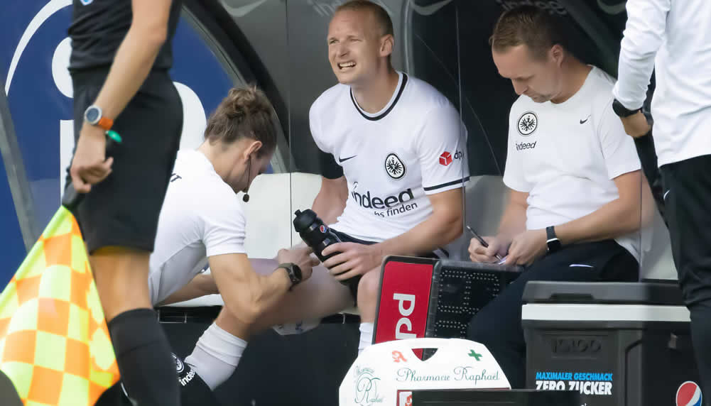 Bitter: Eintracht-Kapitän Sebastian Rode fällt längere Zeit aus
