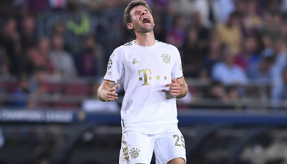 Bayern-Stürmer Thomas Müller fällt erneut aus