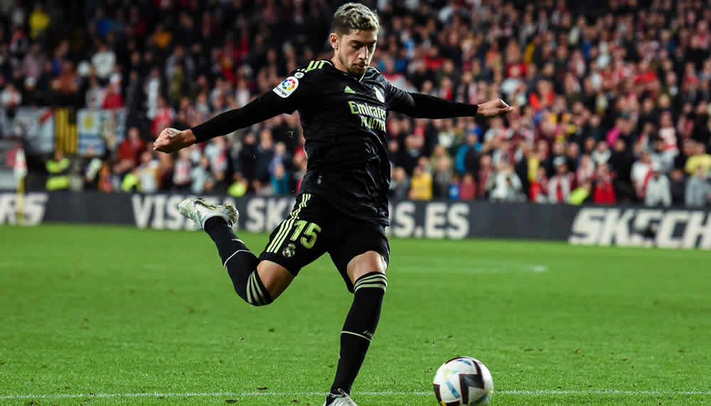 Real-Profi Federico Valverde trifft Balkon statt Tor