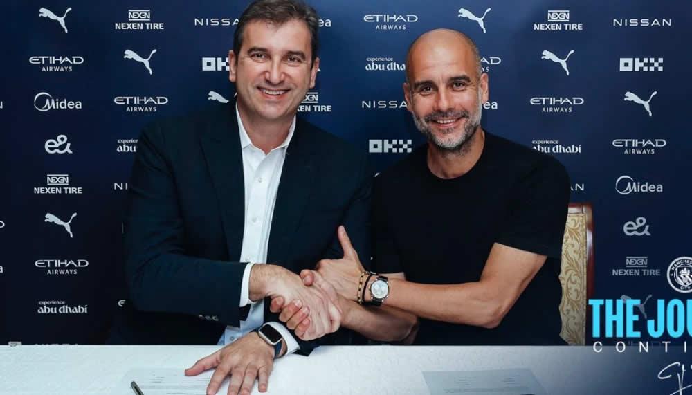 Offiziell: Pep Guardiola hat einen neuen Vertrag unterschrieben