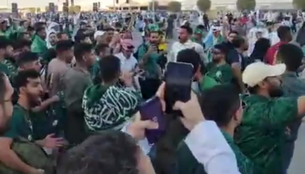 Saudische Fans verhöhnen Argentinier mit Ronaldo-Jubel