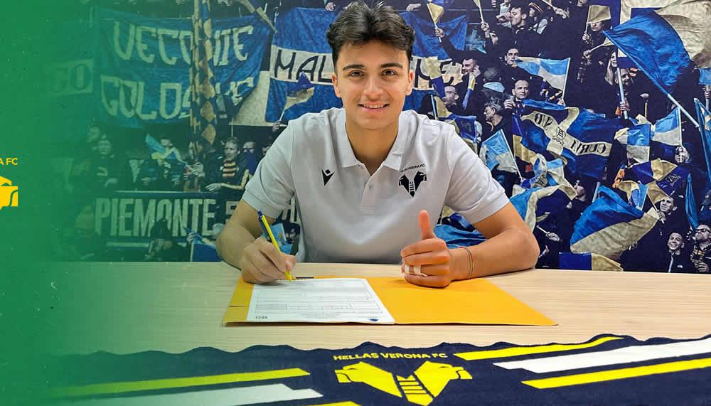 Hellas Verona stellt den Schweizer Neuzugang Alexandre Dias Patricio vor