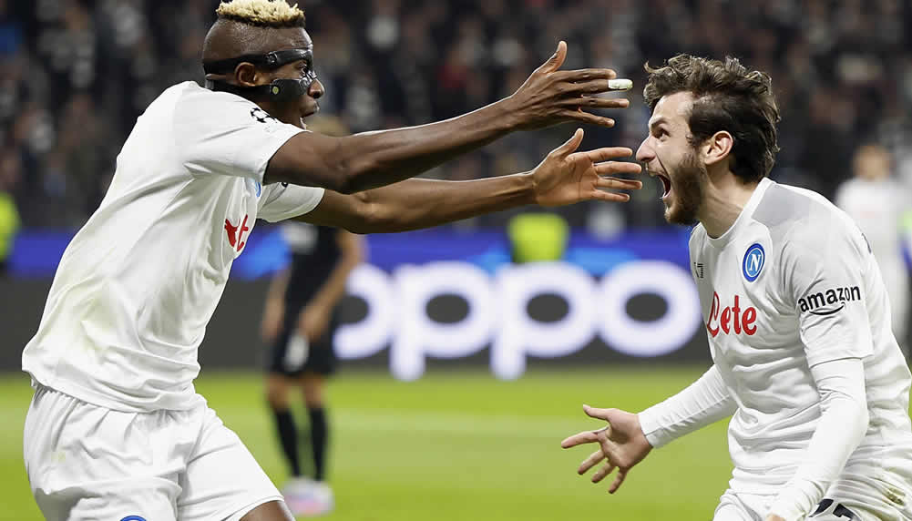 Napoli-Boss De Laurentiis spricht über Zukunft von Kvaratskhelia & Osimhen
