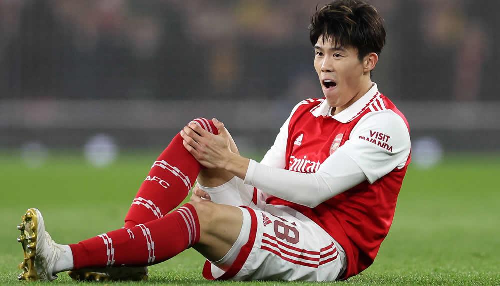 Arsenal-Verteidiger Takehiro Tomiyasu fällt bis Saisonende aus
