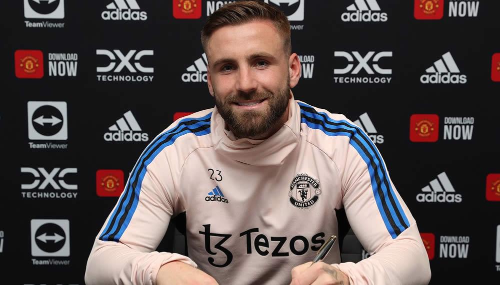 Luke Shaw hat bei ManUtd verlängert