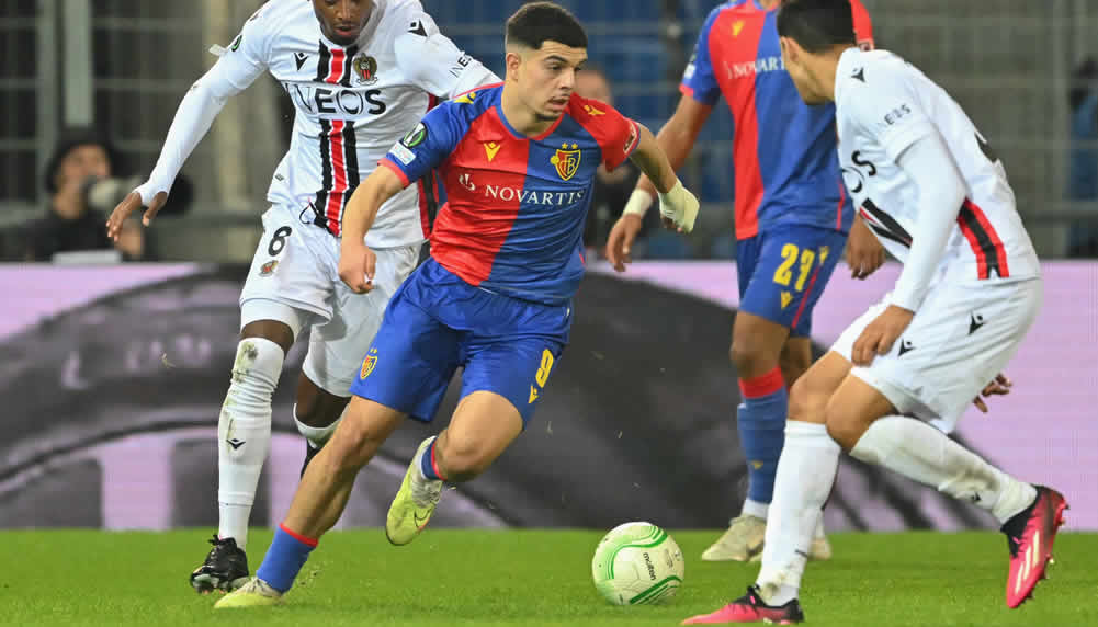 Scouts von 8 Topklubs sahen die Zeki Amdouni-Show gegen Nizza