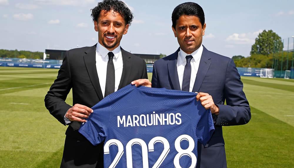 Marquinhos verlängert seinen Aufenthalt bei PSG