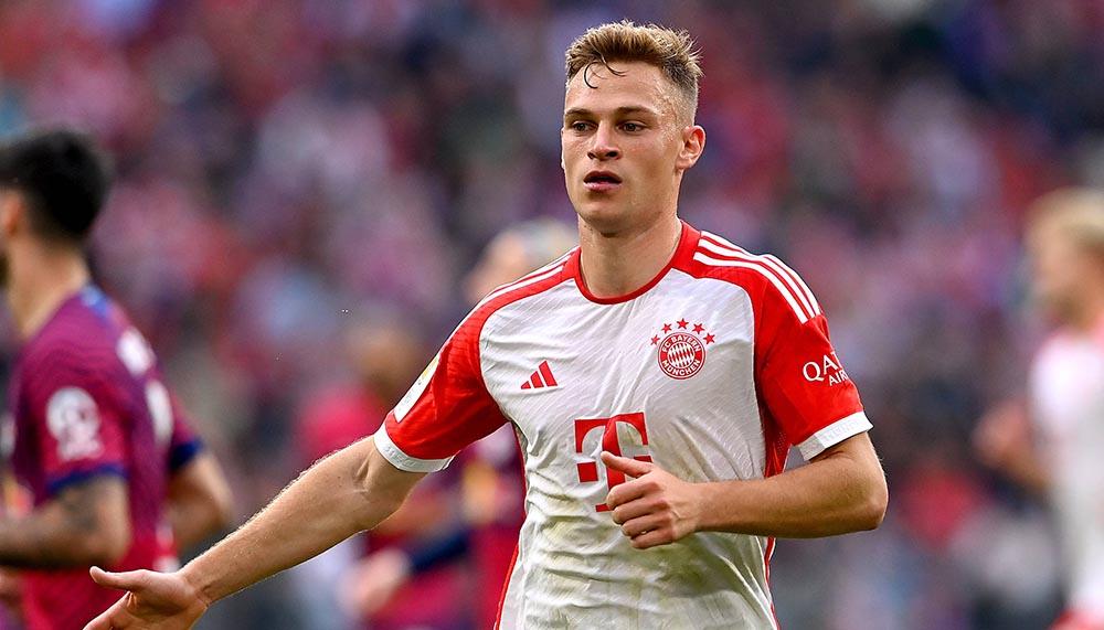 Joshua Kimmich bei Abschlusstraining vor Leverkusen-Spiel dabei