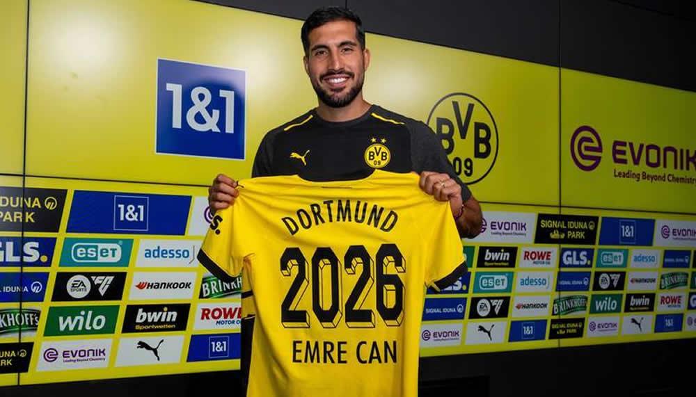 BVB gibt Verlängerung mit Emre Can bekannt