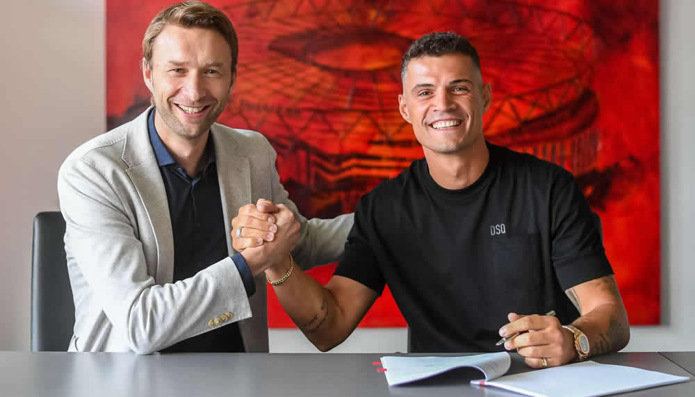 Bayer Leverkusen verkündet den Transfer von Granit Xhaka