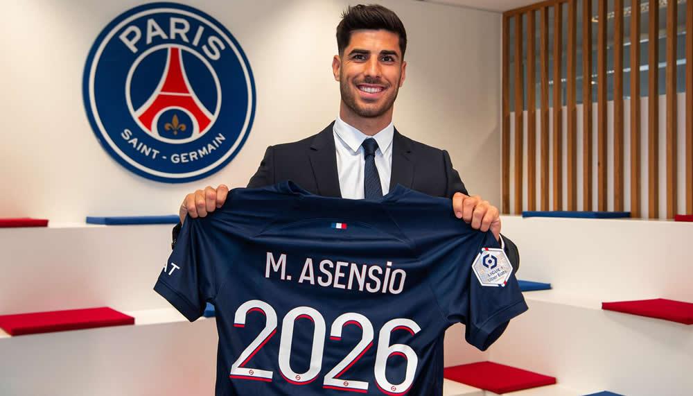 PSG stellt auch Marco Asensio vor