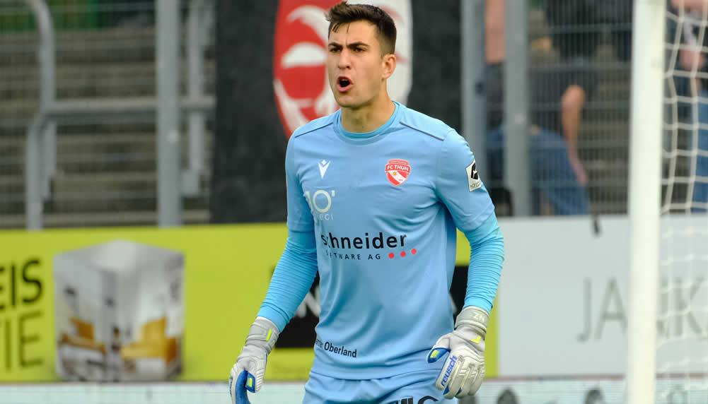 Goalie Nino Ziswiler verlängert beim FC Thun
