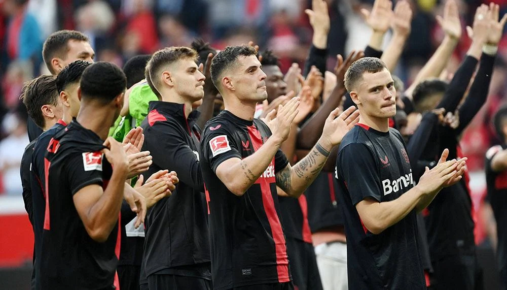 Nati-Captain Xhaka wird in Leverkusen gefeiert