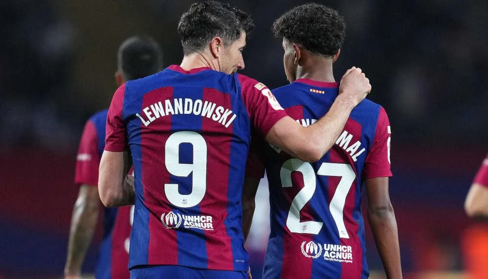 Wirbel um Streit zwischen Lewandowski und Lamine Yamal