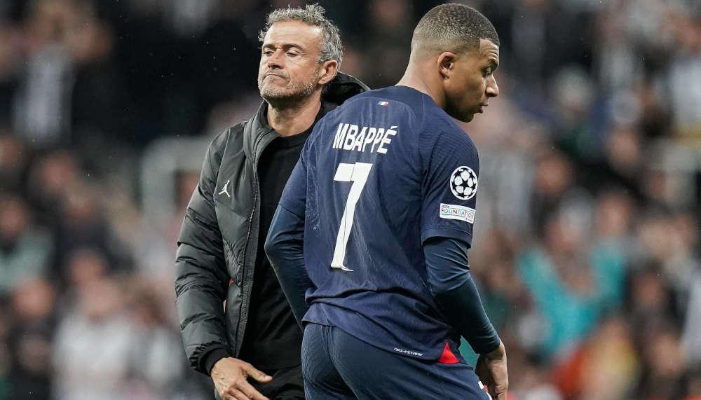 Kylian Mbappé ist sauer auf Trainer Luis Enrique