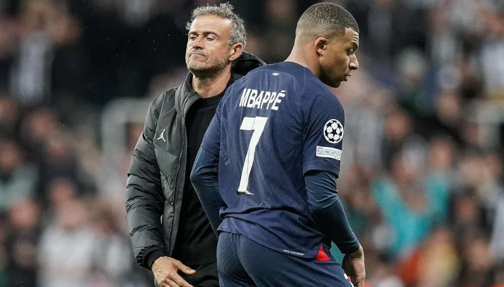 Kylian Mbappé ist sauer auf Trainer Luis Enrique