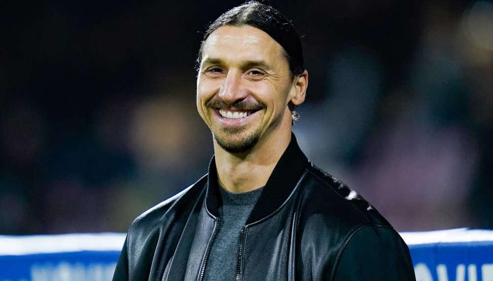 Der Baller Zlatan Ibrahimovic zeigt seine Künste am Miami Beach
